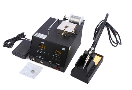 150W Digital Soldering Iron Station Micro Computer Control With Self Feeder AM-3600